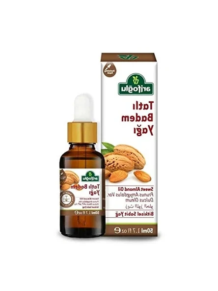 Tatlı badem yağı, 50 ml doğal yağ, cilt ve saç bakımı için ürün görseli 1