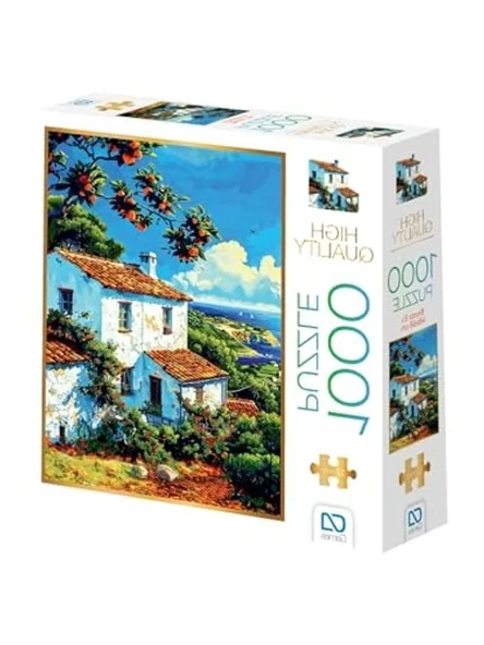 Beyaz 1000 Parça 2,2mm Kalınlık Profesyonel Hobi Yapboz 48x68cm ürün görseli 1
