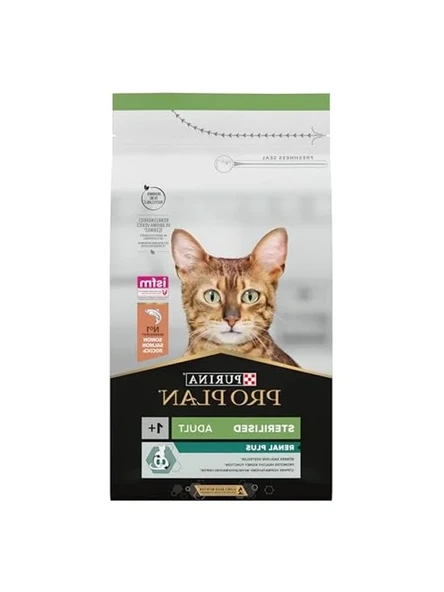 Somon Aromalı Kedi Maması, Kısırlaştırılmış Kediler için 1,5 Kg Besleyici Formül ürün görseli 1
