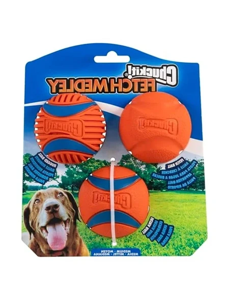 3'lü Köpek Oyun Topu Seti, Ultra ve Rugged Toplarla Eğlence ürün görseli 1
