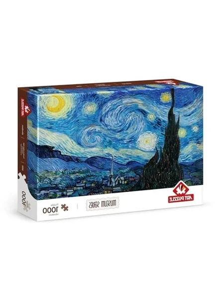 Yıldızlı Gece Temalı 1000 Parça Puzzle, 1889 Yılına Ait ürün görseli 1