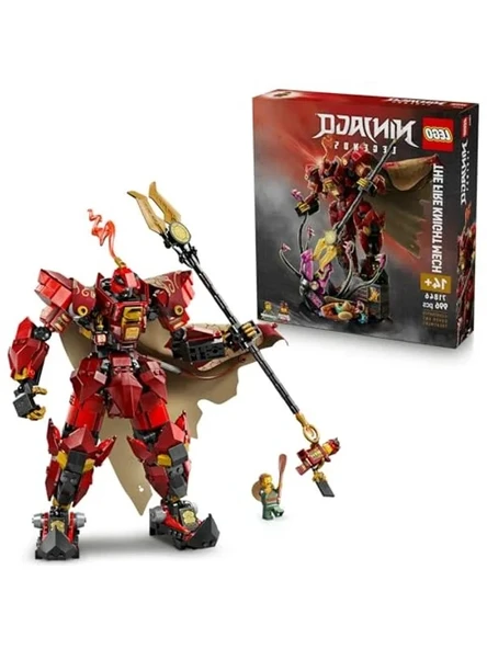 Koleksiyonluk 1650 Parça Ninjago Robot Seti, Kai ve Balıkçı Figürleri ile ürün görseli 1