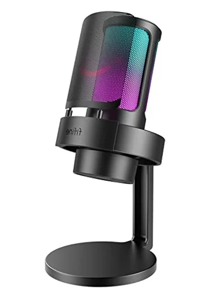 RGB Kontrollü USB Mikrofon, Oyun ve Yayın İçin Uygun Tasarım ürün görseli 1