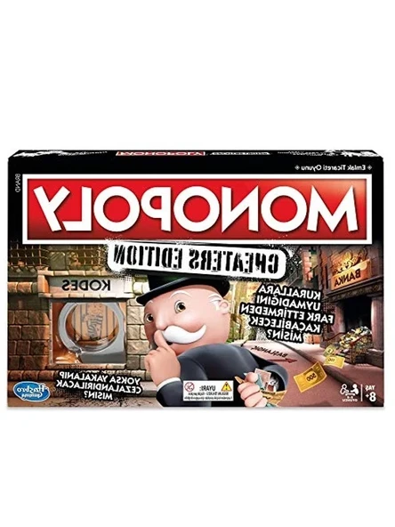 Cheaters Edition Monopoly Kutu Oyunu, 8 Yaş ve Üstü İçin Eğlenceli Oyun ürün görseli 1
