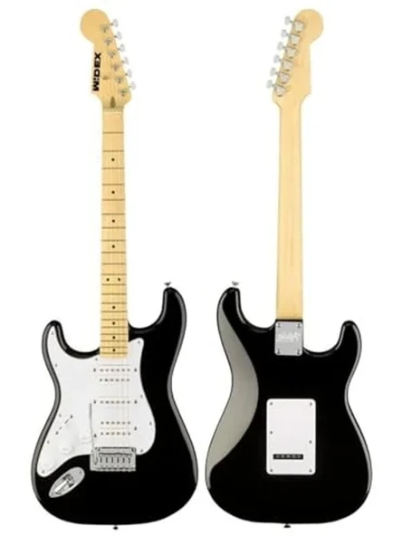 Siyah Beyaz Elektro Gitar Seti ile Üst Düzey Müzik Deneyimi ürün görseli 1