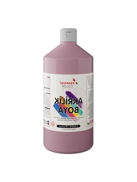 Açık Pembe Akrilik Boya, 1000 gr, Renkli Sanat Projeleri ürün görseli 1