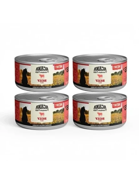 85 gram sığır etli kedi konservesi, 4 adet paket ürün görseli 1
