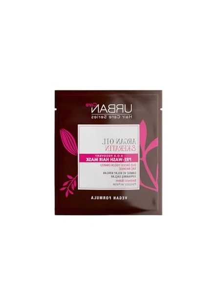 Argan Yağı ve Keratin İçeren Vegan Saç Bakım Maskesi, 50 ml, Kolay Kırılan Saçlar için ürün görseli 1