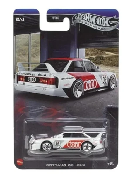Silver Series Tekli Arabalar: 1:64 Ölçekli AUDI 90 QUATTRO Modeli ile ürün görseli 1