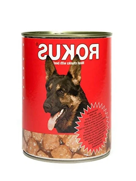 410 G. Kuzu Etli Köpek Konserve Maması, Lezzetli ürün görseli 1