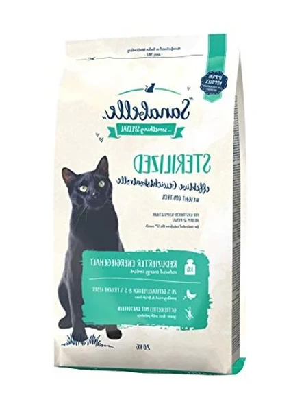 2 kg sterilize edilmiş kısırlaştırılmış kedi maması, tahılsız ürün görseli 1