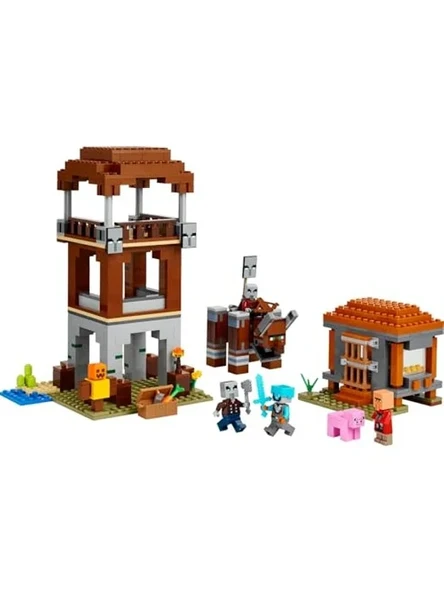Minecraft Yağmacı Karakolu ve Çapulcu Seti, 665 Parça - Resim 2
