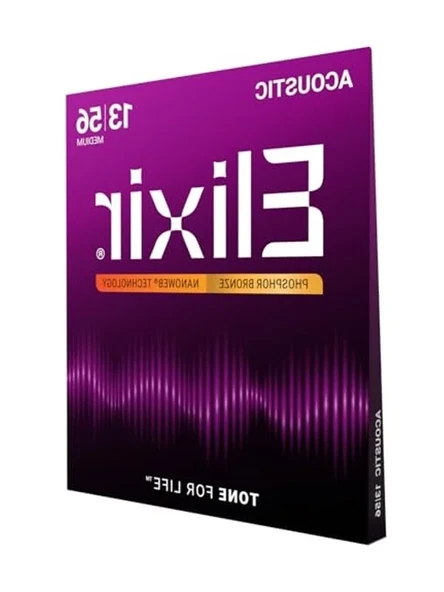 Akustik Gitar Teli Seti, Nanoweb Phosphor Bronze, 13-56 Ölçüsü ile ürün görseli 1