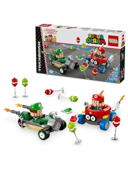 8 Yaş ve Üzeri Çocuklar için 321 Parça Mario Kart Temalı Yaratıcı Oyun Seti ürün görseli 1