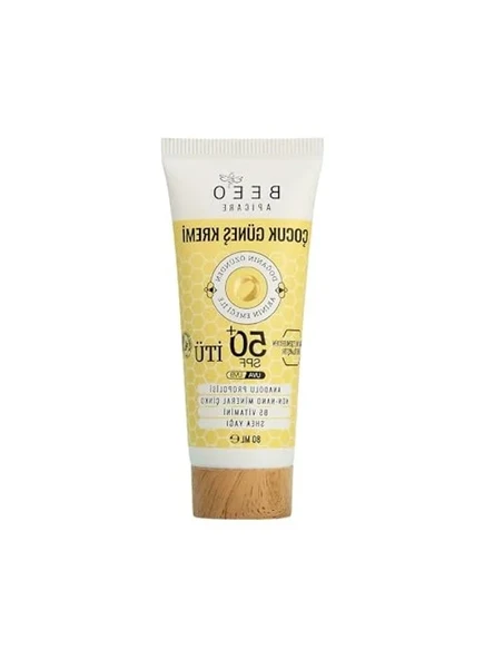 Yüksek Koruma Güneş Kremi, Çocuklar İçin 50+ SPF 80 ml ürün görseli 1