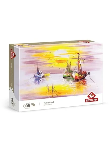 Akşam Güneşi Temalı 500 Parça Puzzle, Eğlenceli Aktivite ürün görseli 1