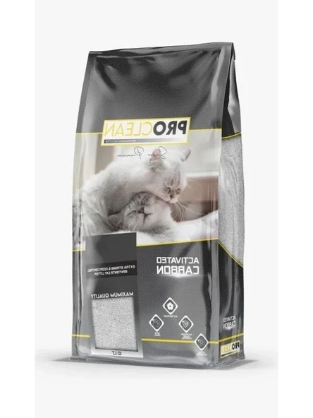 Aktif Karbon Kedi Kumu - 10 Lt, Temiz ve Rahat Kullanım ürün görseli 1