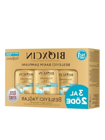 Besleyici Yağlar İçeren Şampuan, 3 x 300 ml, Kuru Saçlar için ürün görseli 1
