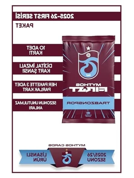 Dijital İmzalı Kart Şansı ile Trabzonspor Kart Paketi, Eğlenceli Koleksiyon ürün görseli 1