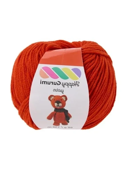 Açık Somon Rengi 50 gr Amigurumi Örgü İpi, 130 m Uzunluk ürün görseli 1