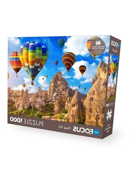 Kapadokya Temalı 1000 Parça Puzzle, Eğlenceli Sanat Etkinliği ürün görseli 1