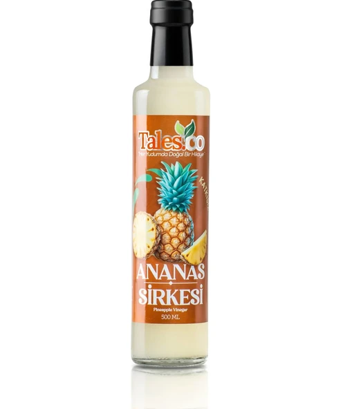 Talesco Ananas Sirkesi Doğal Fermantasyon Pineapple Vinegar 500 ml ürün görseli 1