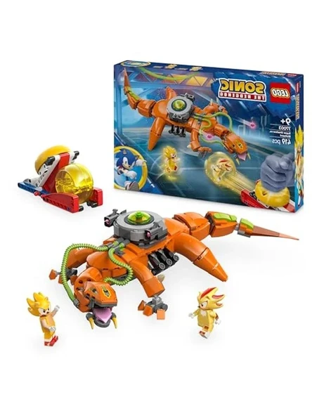 LEGO Sonic The Hedgehog Super Shadow, Biolizard'a Karşı 77003, 9 Yaş ve Üzeri Kız ve Erkek Çocukları İçin Yaratıcı Oyuncak Yapım Seti, Eğlenceli Hediye Fikri (419 Parça) ürün görseli 1