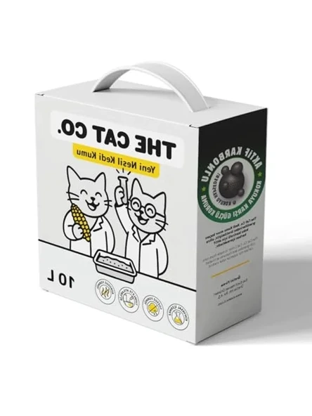 Tozsuz ve kokusuz kedi kumu, 10 litre, %100 doğal malzeme ürün görseli 1