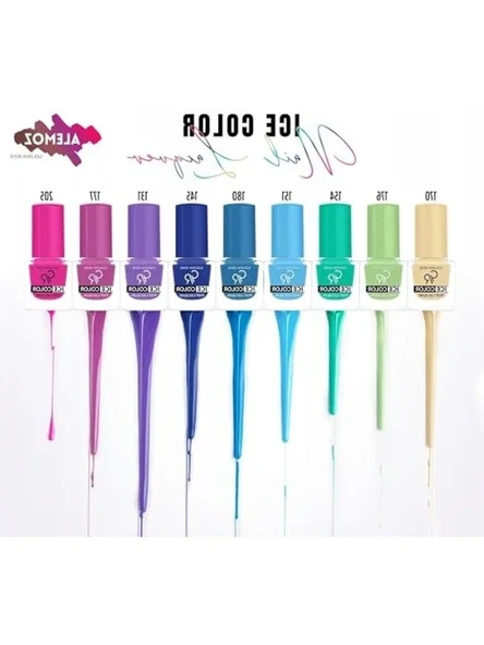 Mini Oje, Parlak Bitişli, 6 ml, Renk No: 228 - Resim 2
