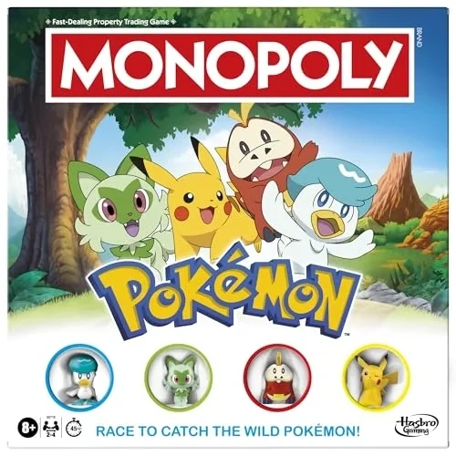 Pokémon Temalı Monopoly Kutu Oyunu - Eğlenceli ve Stratejik Oyun Deneyimi ürün görseli 1