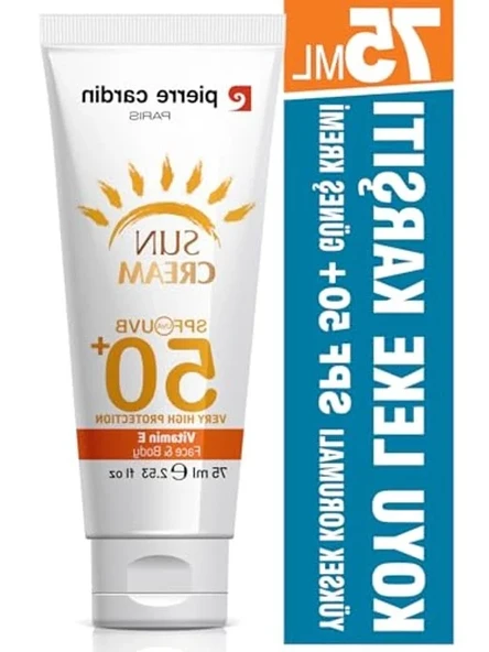 Yüz Güneş Kremi, SPF 50, 75 ml, Normal ve Kuru Ciltler İçin ürün görseli 1