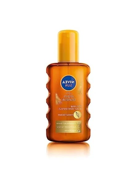 200ml Karoten Özlü Yoğun Bronzlaştırıcı Güneş Yağı E Vitamini ile Doğal Bronzluk ürün görseli 1