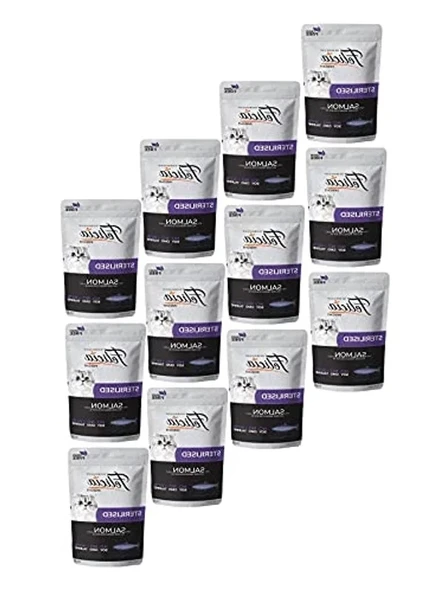 12 Adet x 85 gr Tahılsız Somonlu Kedi Maması ürün görseli 1