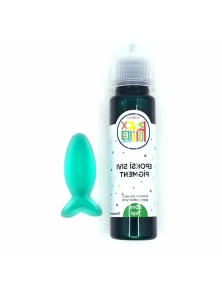 Transparan Yeşil Epoksi Reçine Sıvı Pigment Boya, 60 ml ürün görseli 1