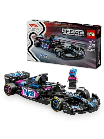 F1 Yarış Arabası ile Koleksiyonluk Minifigür İçeren Set (258 Parça) ürün görseli 1