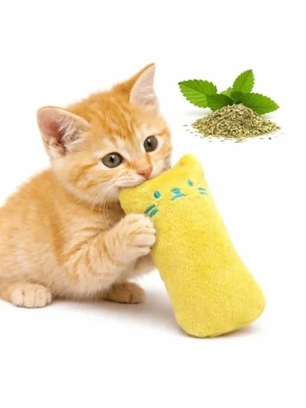 Yumuşak Peluş Kedi Oyuncağı, Ses Çıkaran, Dayanıklı ve Eğlenceli ürün görseli 1