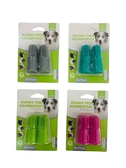 Kedi ve Köpek Parmak Diş Fırçası 2 Adet ürün görseli 1