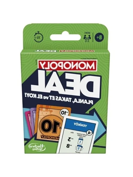 Hasbro Gaming Monopoly Deal Kart Oyunu - Türkçe Versiyon ürün görseli 1