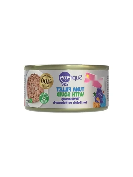 Yüksek Proteinli Ton Balıklı & Kalamarlı Yaş Kedi Maması - 70 gr ürün görseli 1