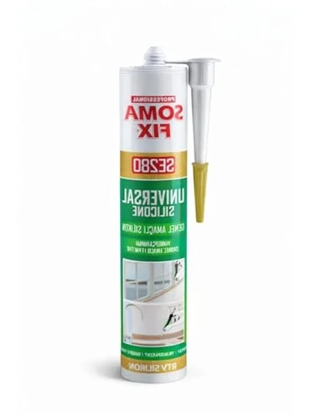 Şeffaf Silikon, Yüksek Yapışma Performansı, 280ml Mutfak ve Banyo için ürün görseli 1