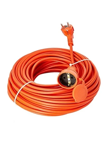 10 Metre Uzatma Kablosu 3x1.5 mm Turuncu Renk ürün görseli 1