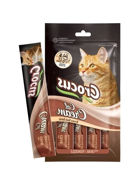 4 x 15 Gr Yengeçli Krema Kedi Ödülü, Lezzetli ürün görseli 1