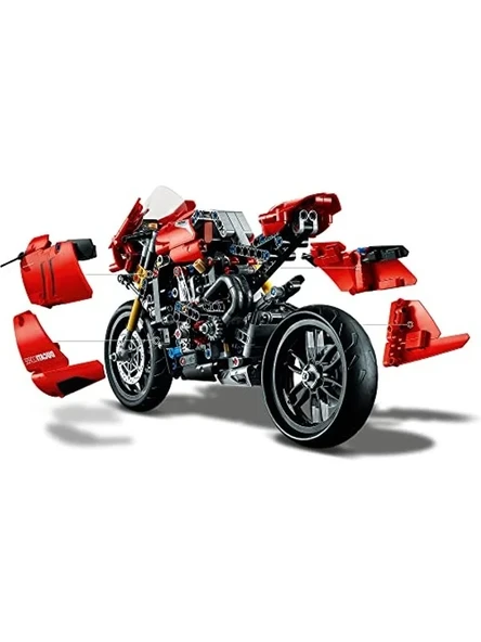 Yüksek Performanslı Ducati Panigale V4 R Model Yapım Seti - Resim 3