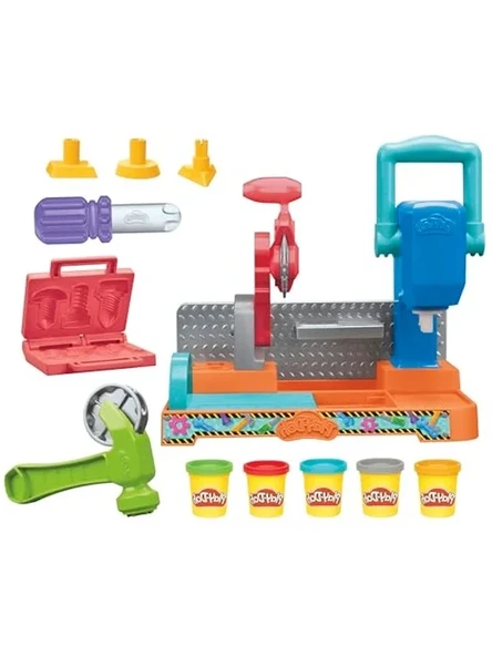 Damga ve Testereli Alet Tezgahı Oyun Seti: Play-Doh ile Eğlenceli Zaman ürün görseli 1