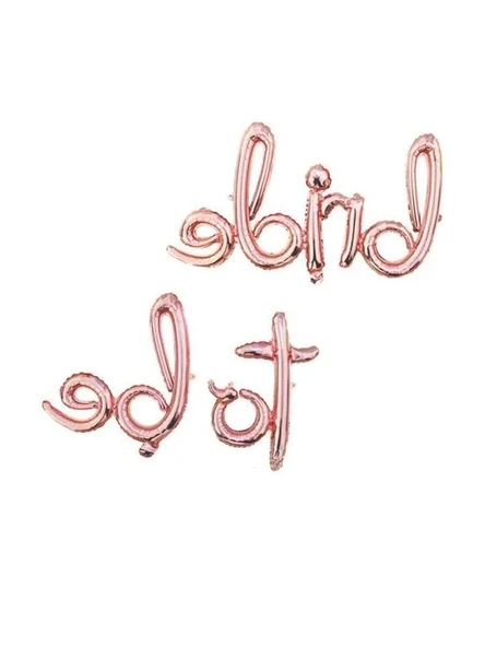 Rose Gold Bride To Be El Yazılı Folyo Balon, Özel Günler İçin ürün görseli 1