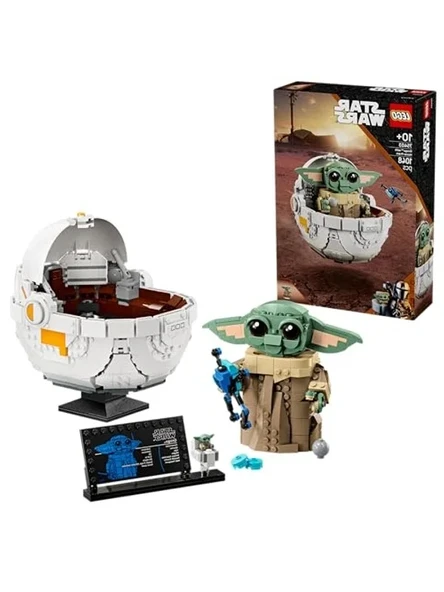 LEGO Star Wars: The Mandalorian Uçan Bebek Arabalı Grogu 75403-10 Yaş ve Üzeri Kız ve Erkek Çocuklar için Yaratıcı Oyuncak Yapım Seti, Doğum Günü Hediyesi (1048 Parça) ürün görseli 1