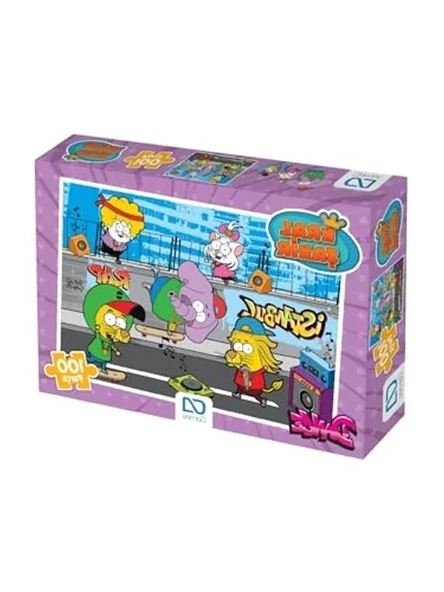 Kral Şakir Temalı 100 Parça Puzzle, 34x24 cm Eğlenceli Yapboz ürün görseli 1