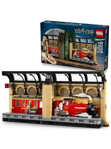 LEGO Harry Potter Kitaplık Dekoru: Hogwarts Ekspresi 76450-10 Yaş ve Üzeri Harry Potter Hayranı Çocuklar için Yaratıcı Sergilenebilir Oyuncak Yapım Seti, Doğum Günü Hediyesi (832 Parça) ürün görseli 1