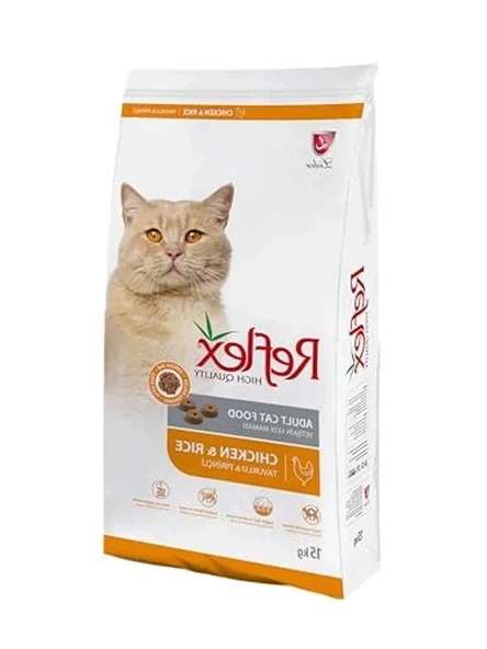 15 kg Tavuklu Kedi Maması, Yetişkinler İçin Besleyici İçerik ürün görseli 1