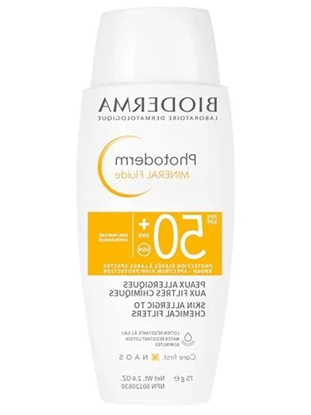 75 gr Mineral Güneş Kremi, Hassas Ciltler için Yüksek Koruma ürün görseli 1